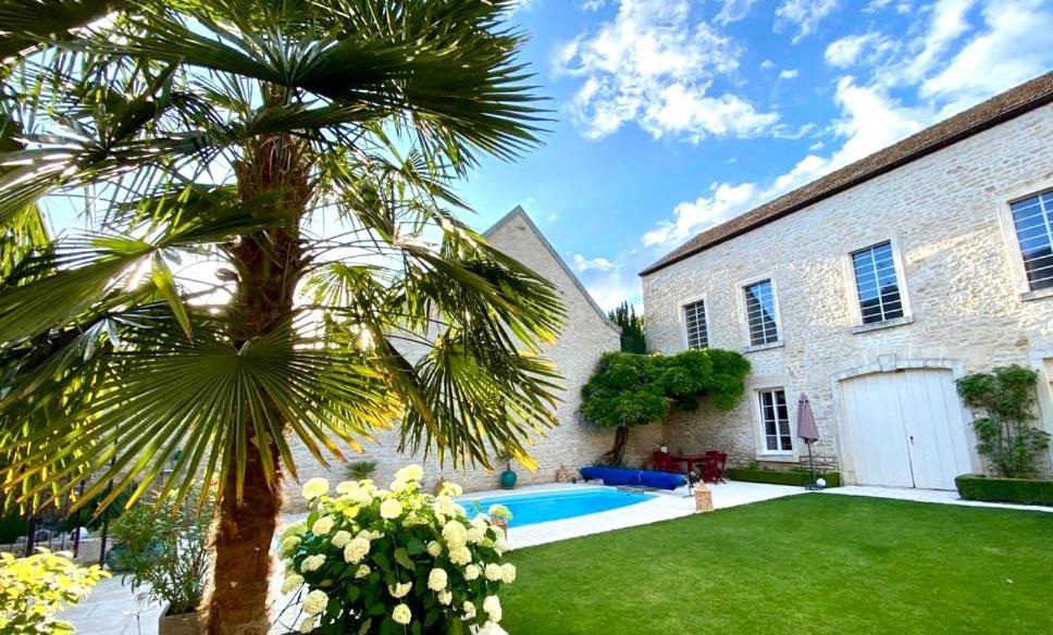 "Le Jardin" Chambre De Charme, Piscine A Meursault Exterior photo